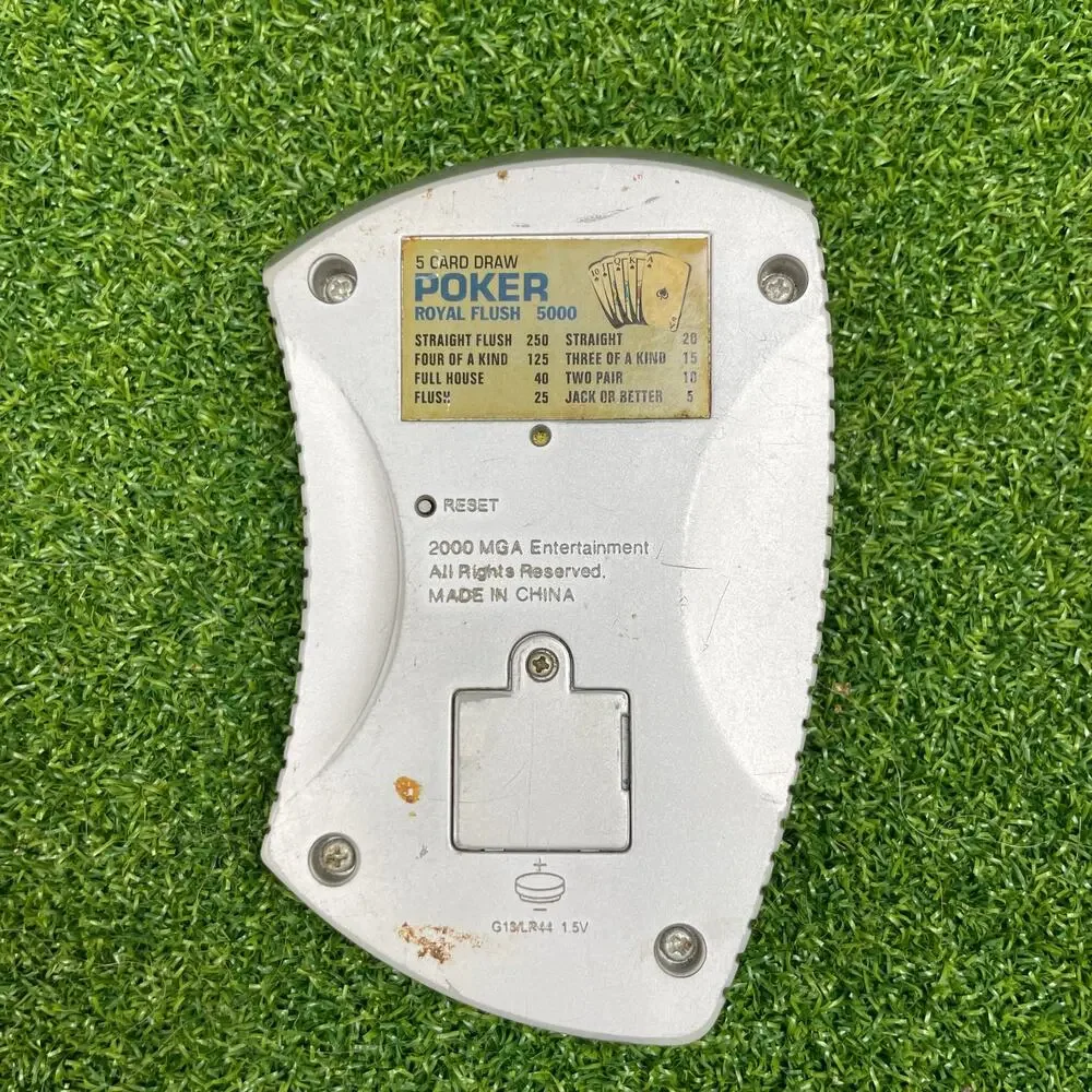 Vintage 2000 MGA Handheld Electronic Poker Game